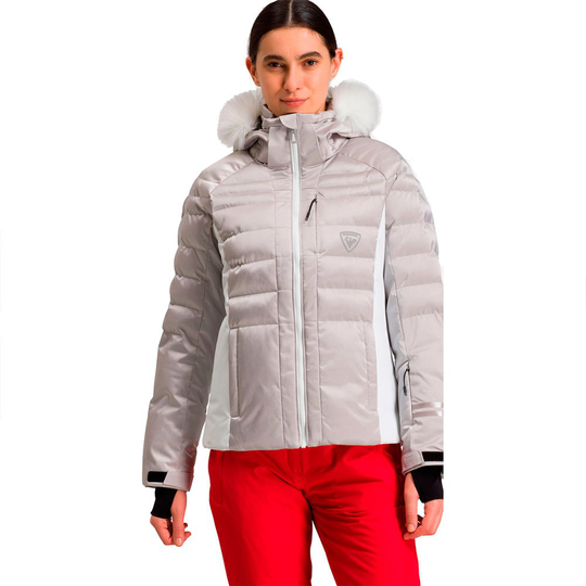 Rossignol Rapide Metallic Jacket Grey M Woman