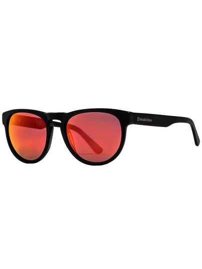 Horsefeathers Ziggy Matt Black Sunglasses mirror red