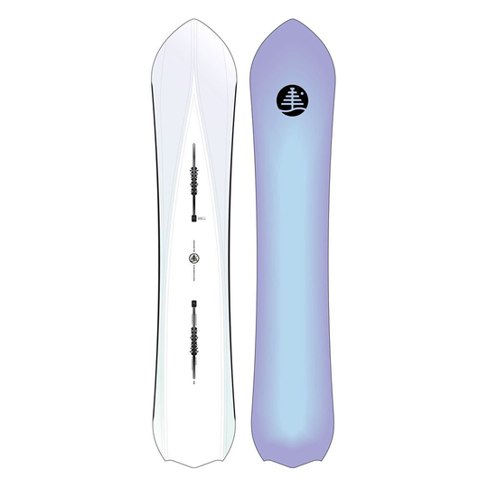 Burton Family Tree 3d Big-mountain Snowboard White,Purple 164