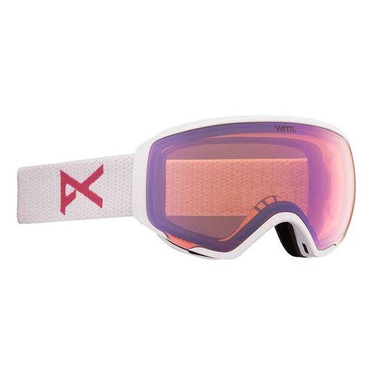 Anon Wm1 Mfi®+spare Lens Ski Goggles Woman White,Pink Perceive Cloudy Pink/CAT1+Perceive Variable Blue/CAT2