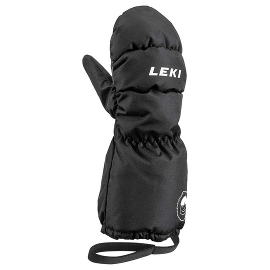 Leki Alpino Little Eskimo L Mittens Black 6-7 Years Boy