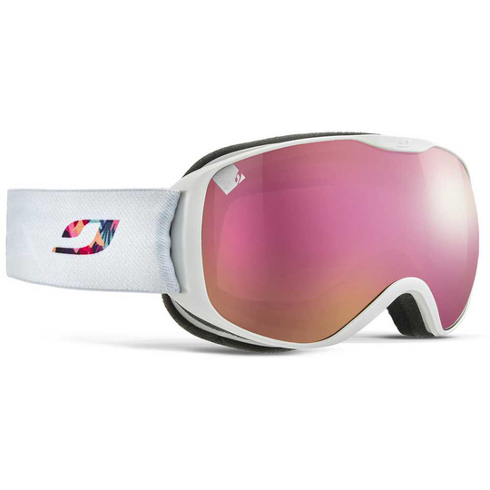 Julbo Pioneer Ski Goggles White Pink Spectron/CAT2