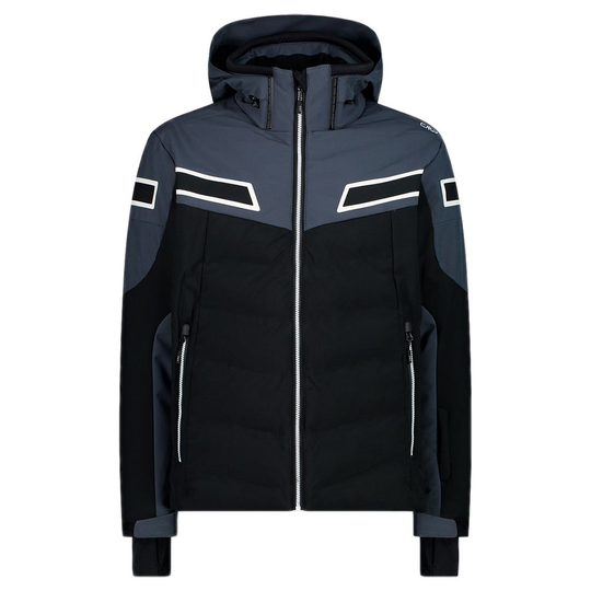 Cmp Zip Hood 32w0137 Jacket Black L Man