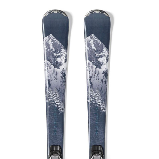 Nordica Wild Belle 74+tp2 Comp 10 Fdt Alpine Skis Woman Blue 138
