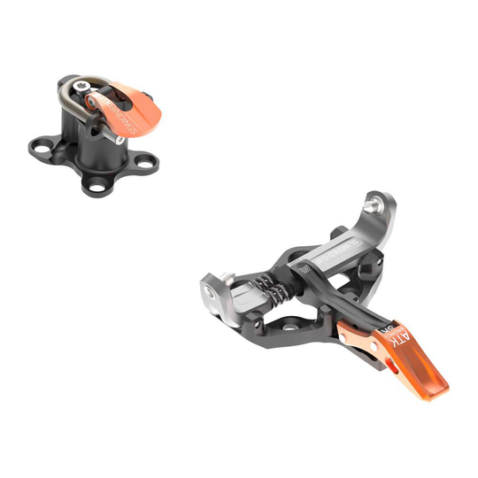 Atk Race Sl Brake World Cup 2023 Ski Touring Bindings Silver