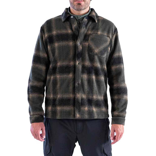 Head Rebels Long Sleeve Shirt Green,Black L Man