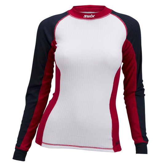 Swix Racex Long Sleeve T-shirt White,Black L Woman