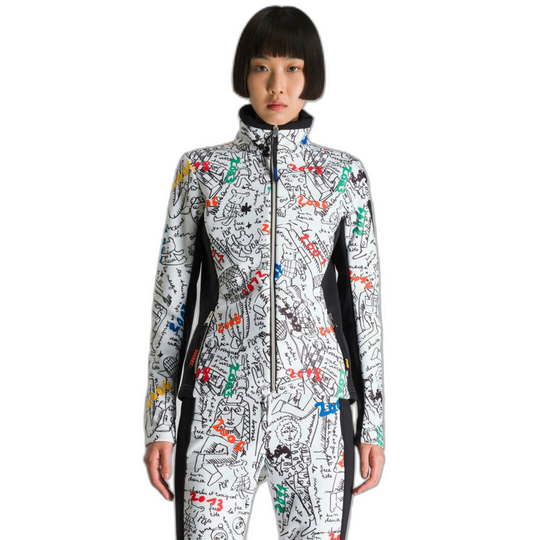 Rossignol Brady Printed Jacket White L Woman