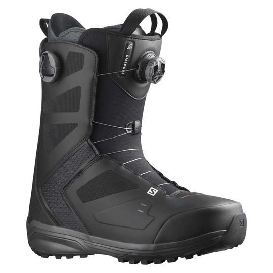 Salomon Dialogue Dual Boa Snowboard Boots Black 28.0