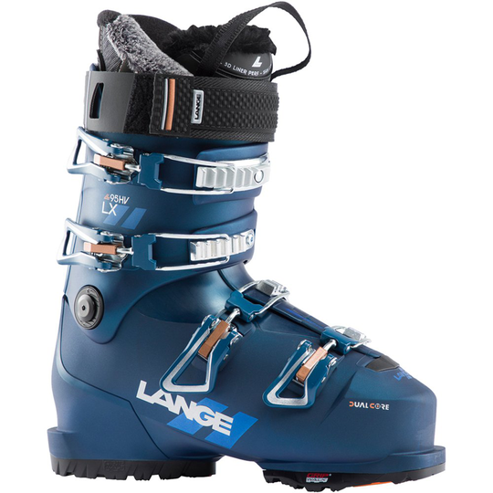 Lange Lx 95 Hv Gw Woman Alpine Ski Boots Blue 22.5