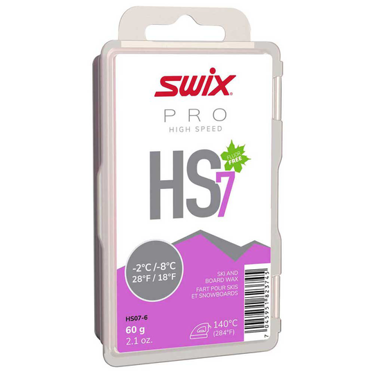 Swix Hs7 -2ºc/-8ºc 60 G Board Wax White,Pink