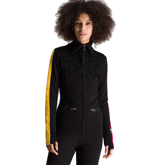Rossignol Twins Full Zip Sweater Black L Woman