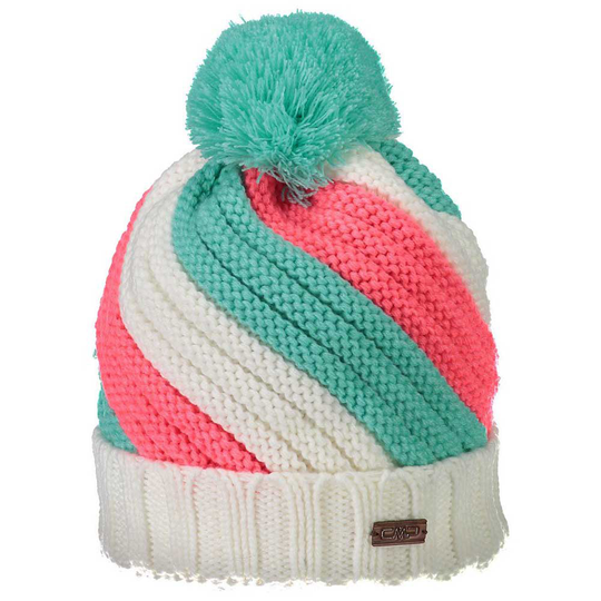 Cmp 5505009j Knitted Beanie White,Blue Boy