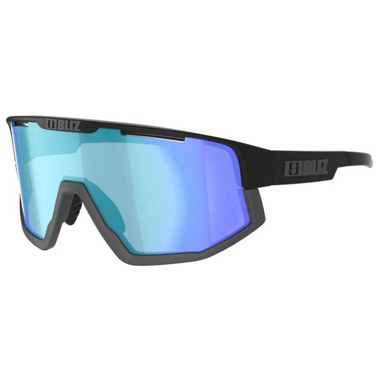 Bliz Fusion Nordic Light Sunglasses Black Orange With Blue Multi/CAT1