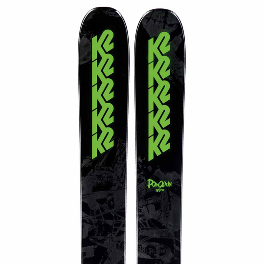 K2 Pon200n Alpine Skis Black 189