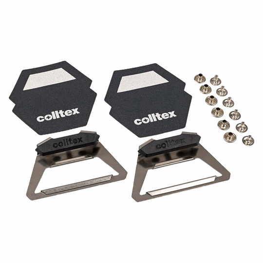 Colltex Skin Clip Hexagon 2 Units Silver