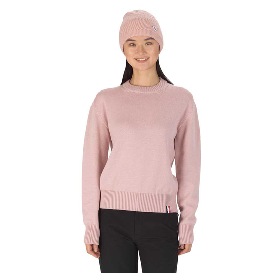 Rossignol Plain Rn Knit Sweater Pink XS Woman