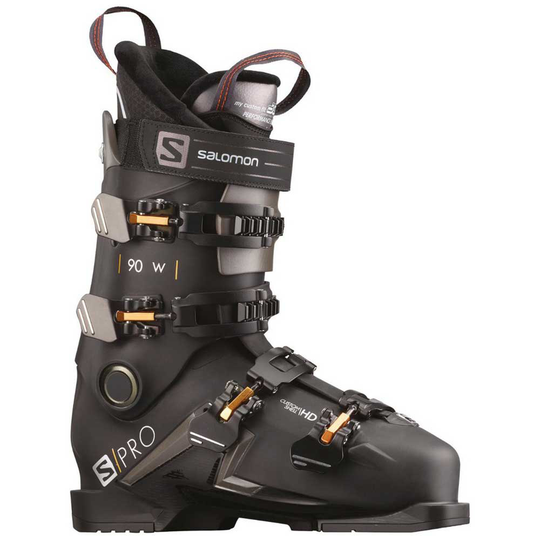 Salomon S/pro 90 Alpine Ski Boots Black 22.0-22.5
