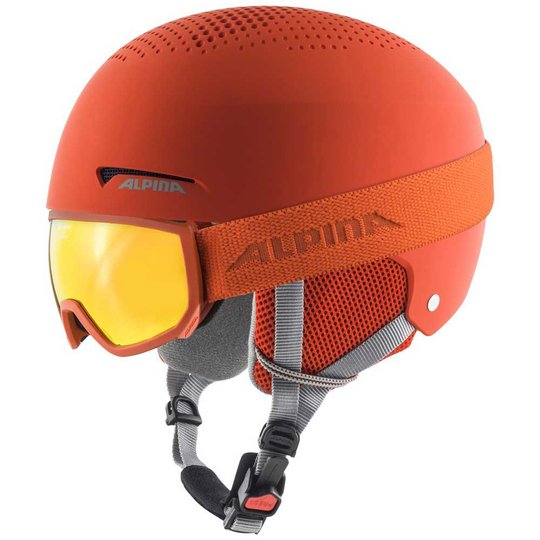 Alpina Zupo Set Helmet Junior Orange 48-52 cm