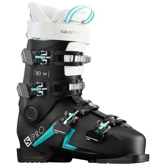 Salomon S/pro 80 Alpine Ski Boots Black 23.0-23.5