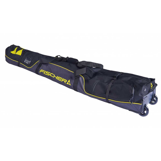 Fischer Boot Pocket Alpine Race Wheels Ski Bag Black 195 cm