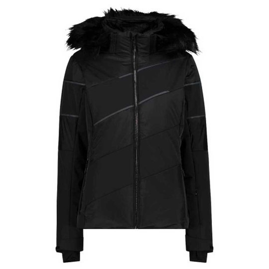 Cmp Zip Hood 31w0276f Jacket Black 2XL Woman