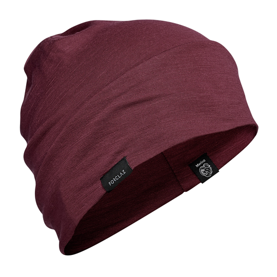 Trekking Merino Wool Hat MT500 - Maroon