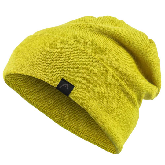 Head Snow Beanie Yellow Man