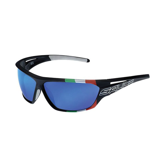Salice 002 Ita Sunglasses Black Rw Blue/CAT3