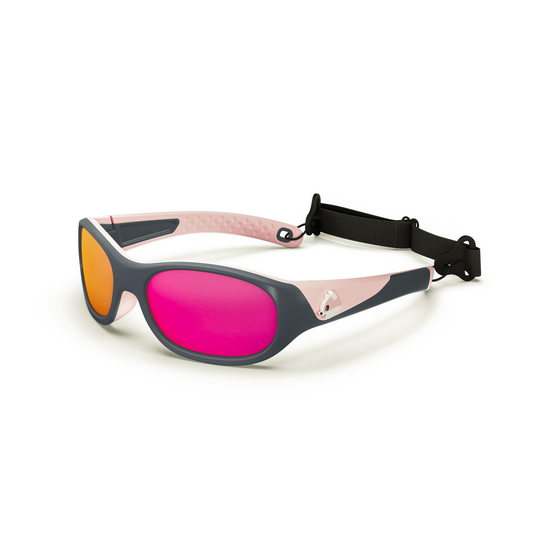 Hiking Sunglasses - MH K140 - Children's Age 4-6 - Category 4 Pink Blue