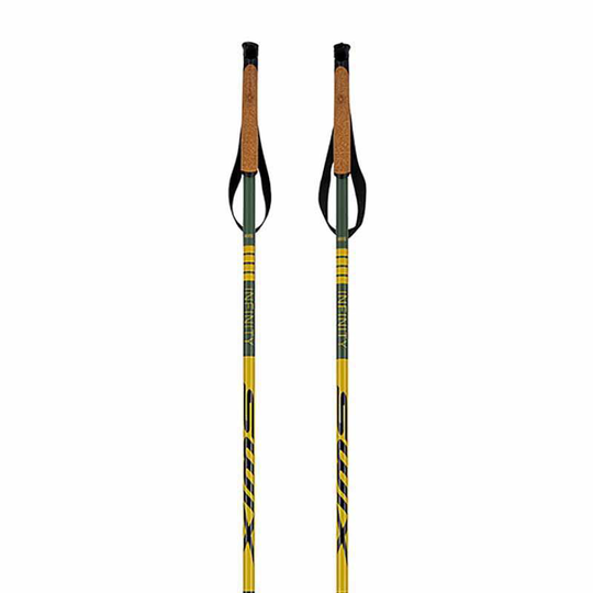 Swix Infinity Basic Alu Poles Golden 125 cm