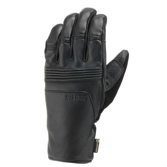 Adult Downhill Ski Gloves - Black