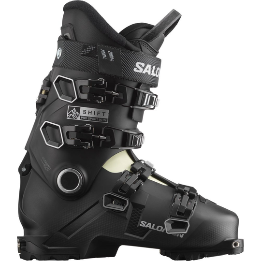 Salomon Shift Pro Sport 90 Alpine Ski Boots Black 22-22.5