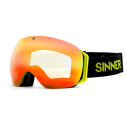 Sinner Avon Ski Goggles Orange Double Orange Sintrast+Dbl Blue Sintrast/ CAT1+CAT4