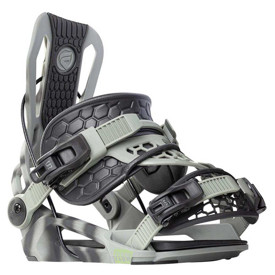 Flow Fenix Plus Hybrid Snowboard Bindings Silver L
