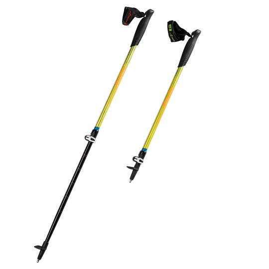 Nw P120 Jr Telescopic Nordic Walking Poles - Green