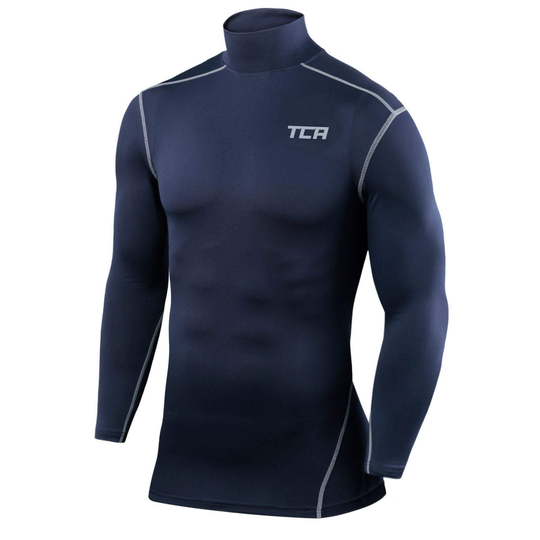 Boys' Pro Performance Baselayer Long Sleeve Mock Neck Top