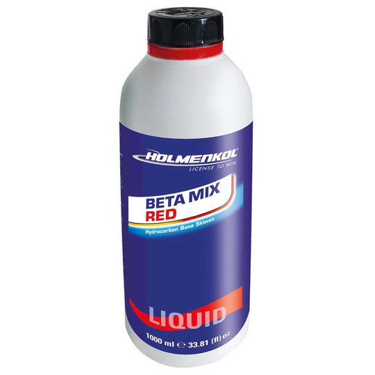 Holmenkol Betamix Red Liquid +4°c/-14°c Liquid Wax 1000 Ml Red