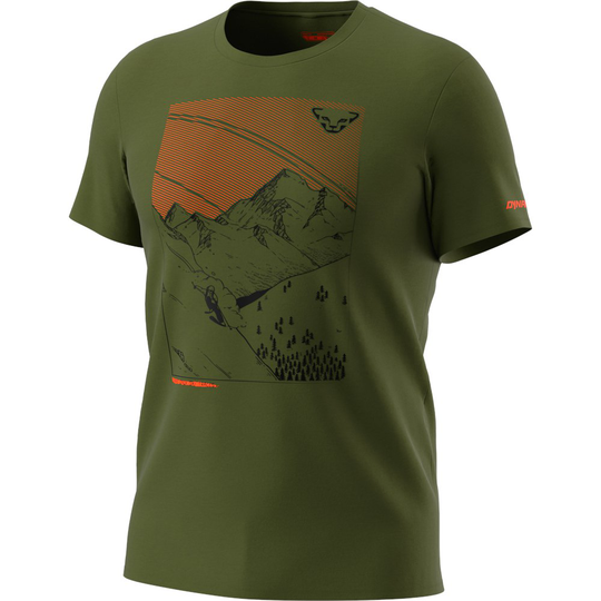 Dynafit Artist Series Dri Short Sleeve T-shirt Green S Man