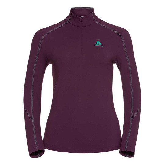 Odlo Sillian Stand Up Collar Long Sleeve T-shirt Purple XS Woman