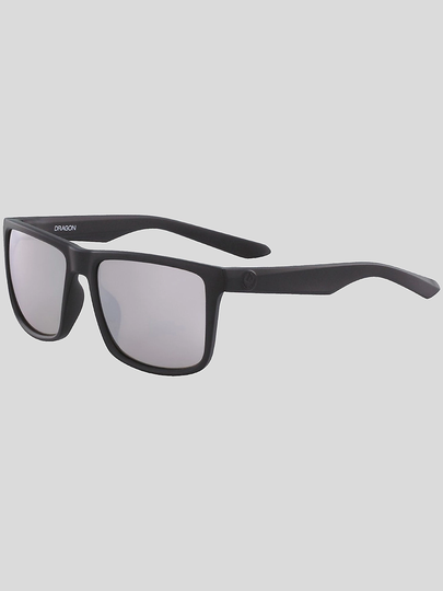 Dragon Meridien LL Ion Matte Black Sunglasses ll silver ion