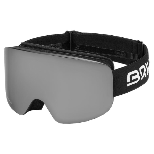 Briko Borealis Magnetic Ski Goggles Black Matt Black/CAT2