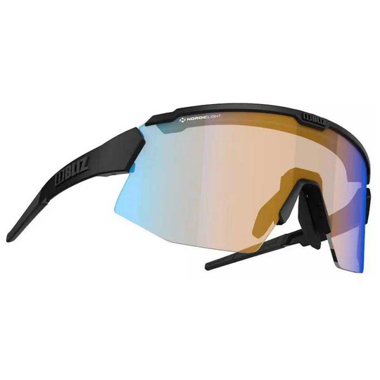 Bliz Breeze Nano Optics Nordic Light Sunglasses Black Coral - Orange With Blue Multicoating/CAT1 + Brown With Silver Mirror/CAT3