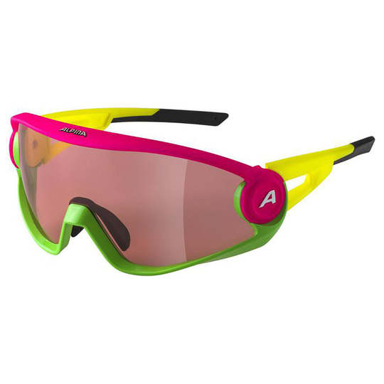Alpina 5w1ng Q+cm Mirror Sunglasses Multicolor Quattroflex+Silver Mirror/CAT3 Hydrophobic