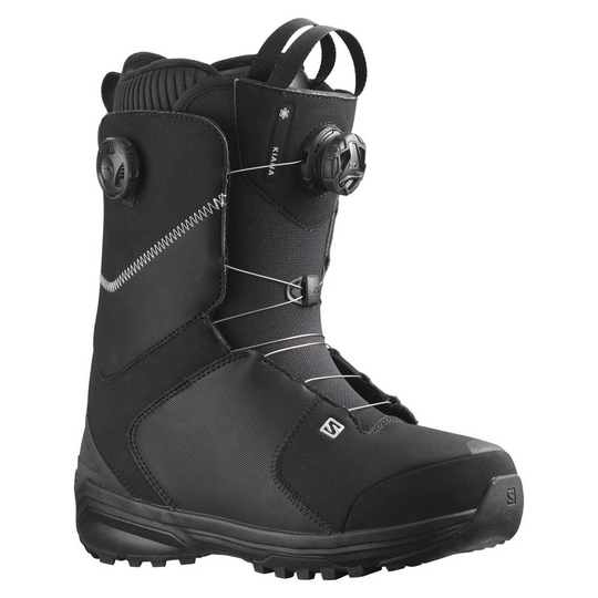 Salomon Kiana Dual Boa Snowboard Boots Woman Black 26.0