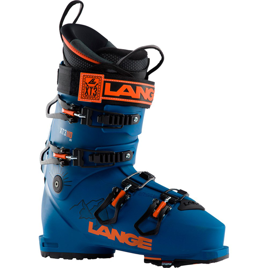 Lange Xt3 110 Mv Gw No Pin Woman Alpine Ski Boots Blue 24.5