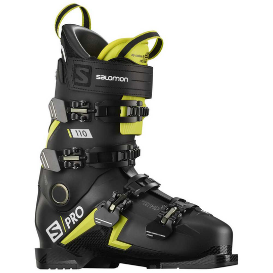 Salomon S/pro 110 Alpine Ski Boots Black 25.0-25.5
