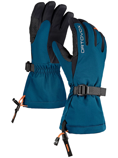 Ortovox Merino Mountain Gloves petrol blue