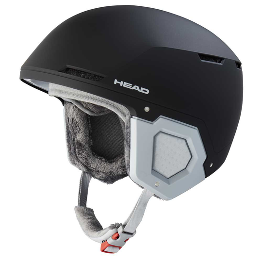 Head Compact Woman Helmet Black M-L