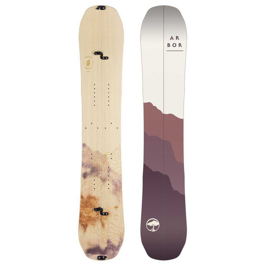 Arbor Swoon Camber Woman Splitboard Brown 148